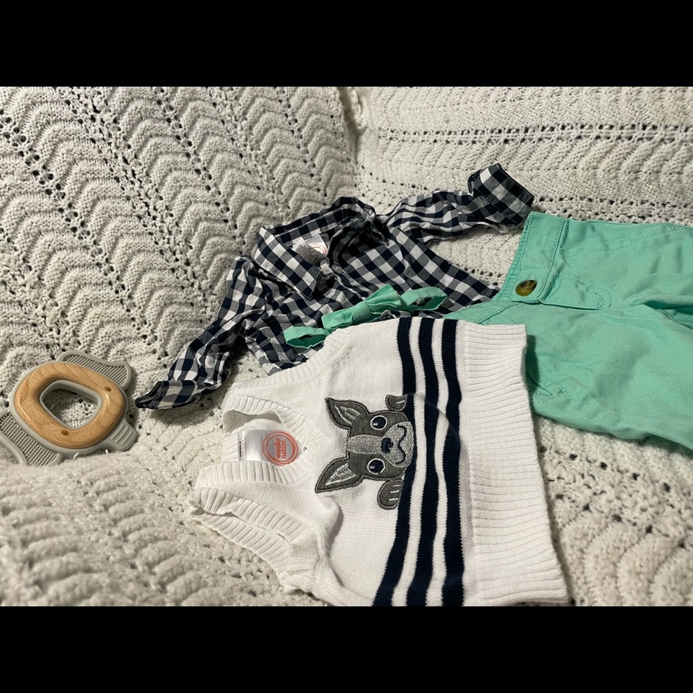 4 piece baby boy set
